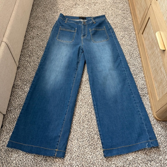 Frye Denim - FRYE Women’s Wide Leg Jeans Mila Wash Size 28 NWOT